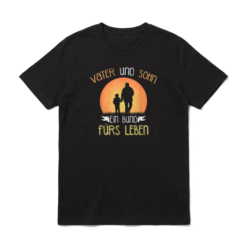 Vater & Sohn Ein Bund Für's T-Shirt – Klassisches T-Shirt in Schwarz