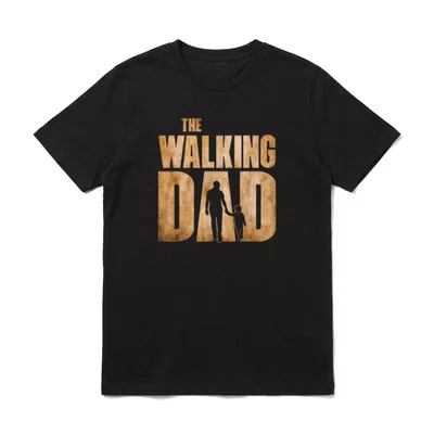 Walking Dad Funny Vatertag T-Shirt – Klassisches T-Shirt in Schwarz