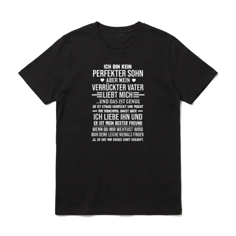 Vater Sohn Ich Bin T-Shirt – Klassisches T-Shirt in Schwarz