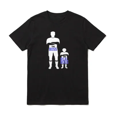 Papatagsgeschenk Herrentagsgeschenk The Real T-Shirt – Klassisches T-Shirt in Schwarz