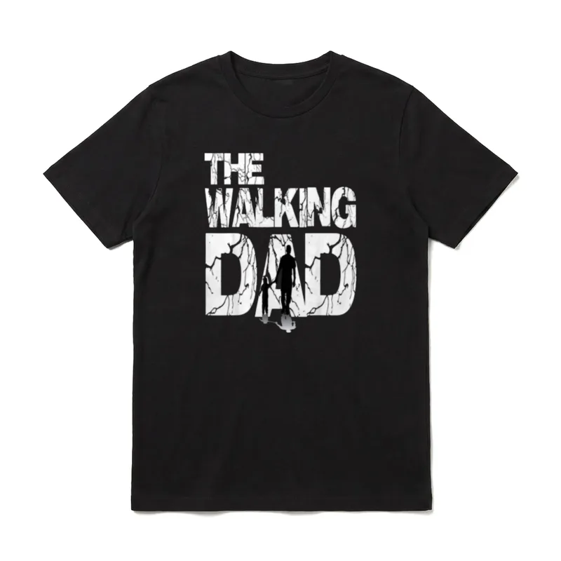 the walking dad Vater Papa & Sohn T-Shirt – Klassisches T-Shirt in Schwarz