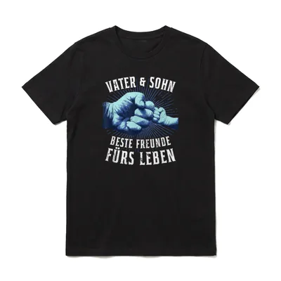 Vater & Sohn Beste Freunde fürs T-Shirt – Klassisches T-Shirt in Schwarz