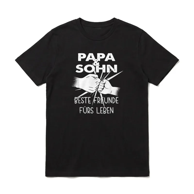 Papa und Sohn Beste T-Shirt – Klassisches T-Shirt in Schwarz