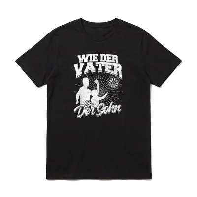 Wie Der Vater So T-Shirt – Klassisches T-Shirt in Schwarz
