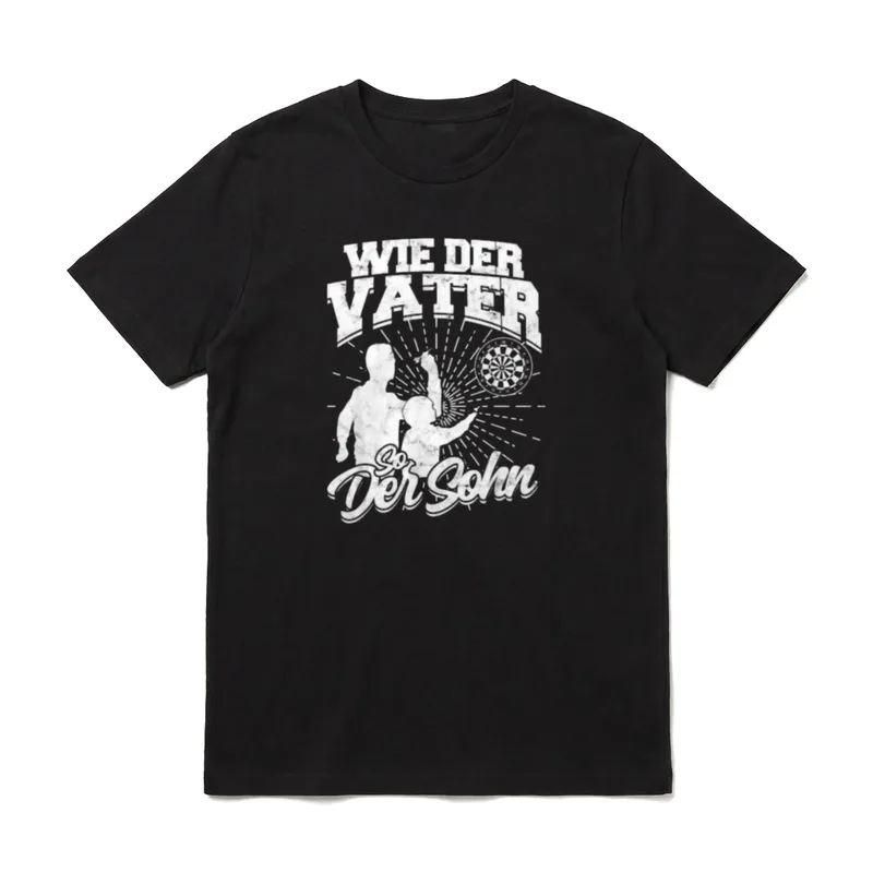 Wie Der Vater So T-Shirt – Klassisches T-Shirt in Schwarz