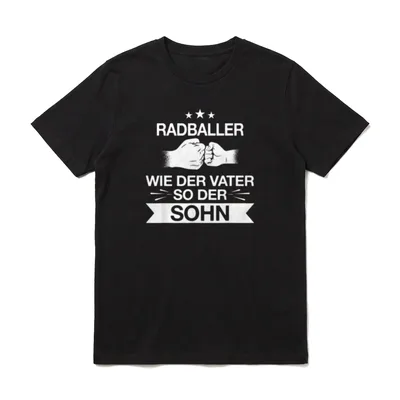 Radball Radballer Radsport Vater T-Shirt – Klassisches T-Shirt in Schwarz
