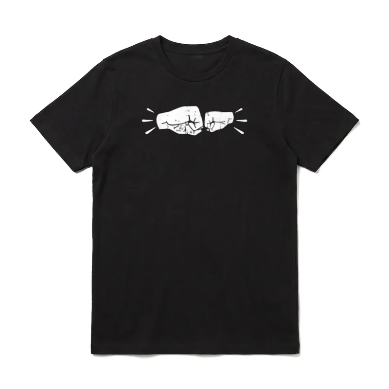 Papa Vater Sohn Faust T-Shirt – Klassisches T-Shirt in Schwarz