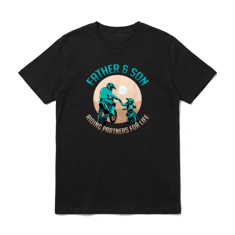 Vater und Sohn Partner Dirt T-Shirt – Klassisches T-Shirt in Schwarz