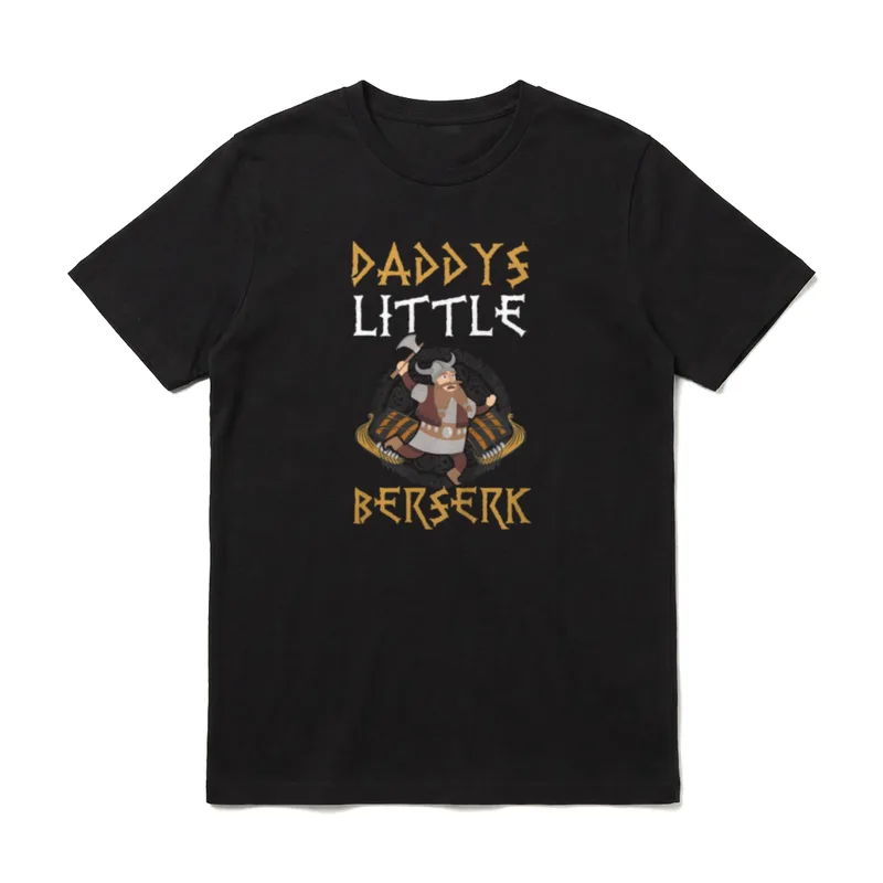 Daddys Little Berserk Vater T-Shirt – Klassisches T-Shirt in Schwarz