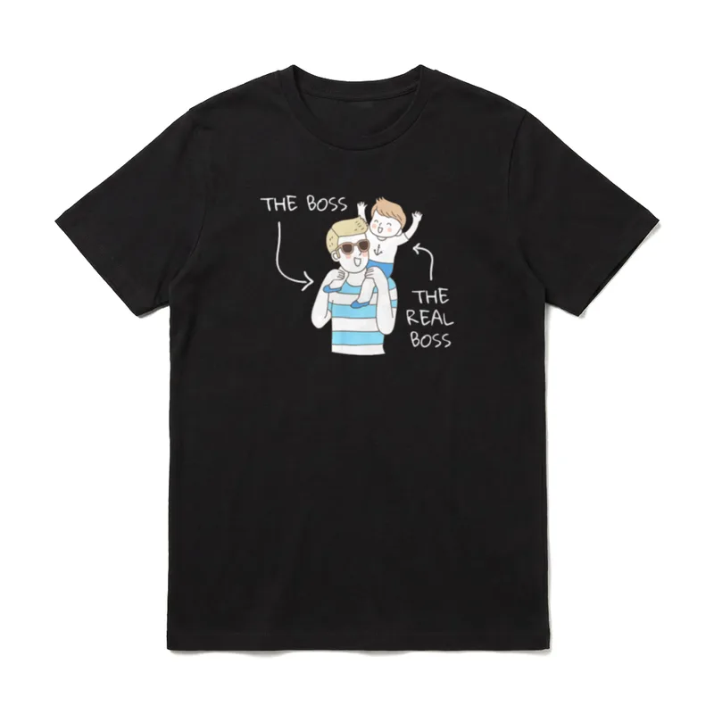 Papatagsgeschenk Herrentagsgeschenk Partnershirt T-Shirt – Klassisches T-Shirt in Schwarz