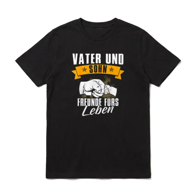 Vater Und Sohn Freunde Für's T-Shirt – Klassisches T-Shirt in Schwarz