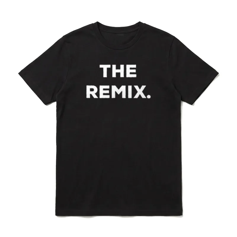 Vater Sohn Partnerlook The Remix T-Shirt – Klassisches T-Shirt in Schwarz
