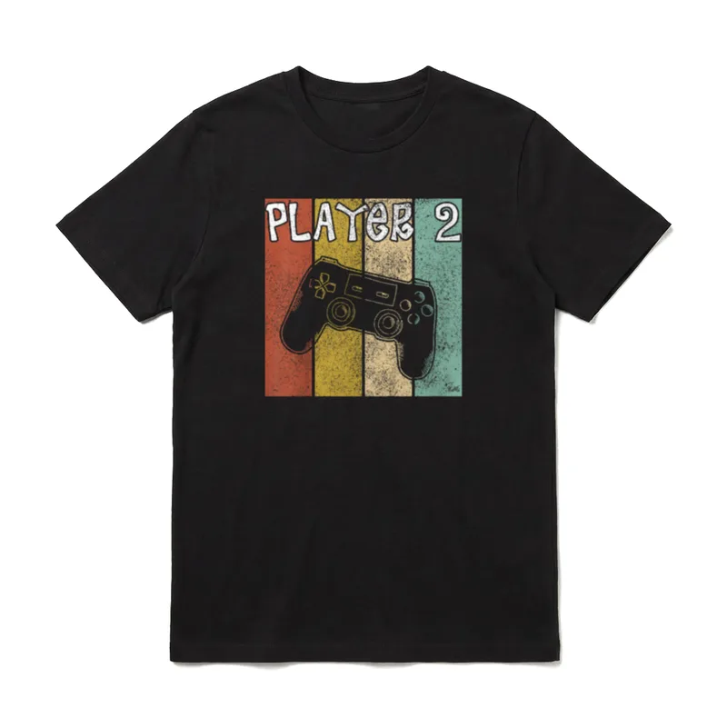 Player 2 Vater Sohn T-Shirt – Klassisches T-Shirt in Schwarz