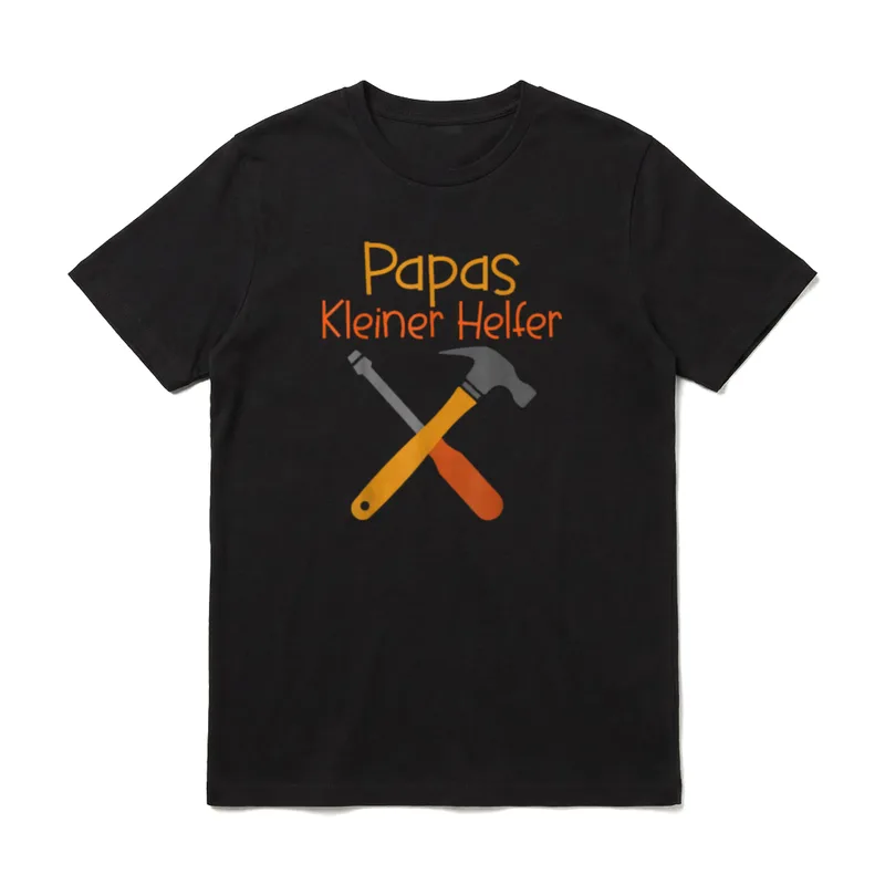 Familienoutfit Hammer kleiner Helfer T-Shirt – Klassisches T-Shirt in Schwarz