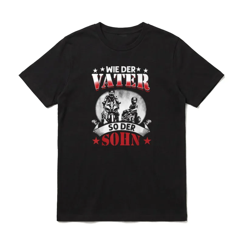 Vater und Sohn Partnerlook Weihnachten T-Shirt – Klassisches T-Shirt in Schwarz