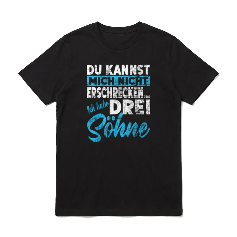 Nicht Erschrecken Papa Mama Ich T-Shirt – Klassisches T-Shirt in Schwarz