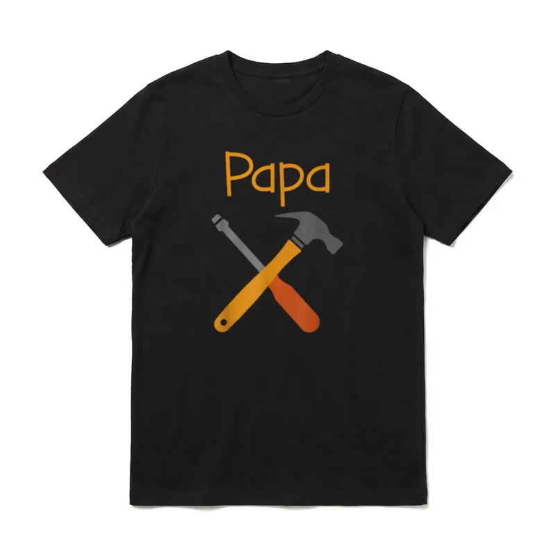 Familienoutfit Papa Werkzeug Vater T-Shirt – Klassisches T-Shirt in Schwarz