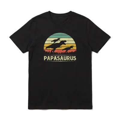 Vatertag Papitän Papi Papa Sohn T-Shirt – Klassisches T-Shirt in Schwarz