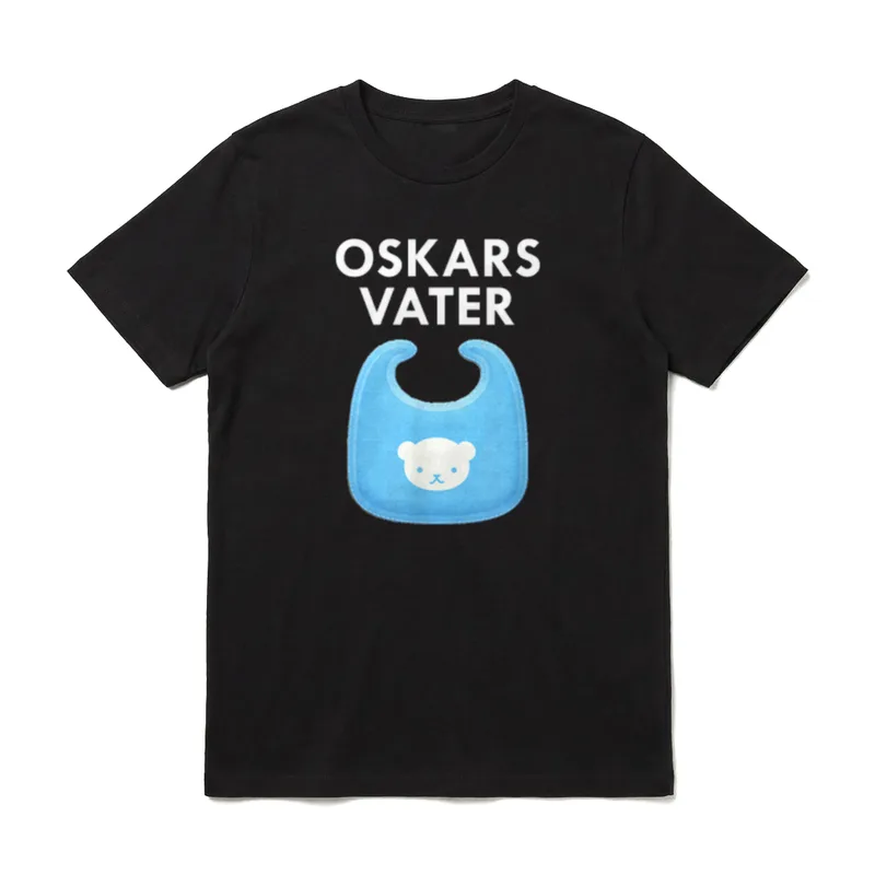 Vater Baby Oskar Individuelles T-Shirt – Klassisches T-Shirt in Schwarz