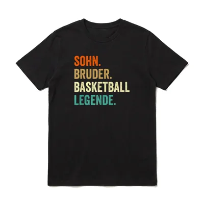 Bruder Sohn Basketball Geschenke T-Shirt – Klassisches T-Shirt in Schwarz
