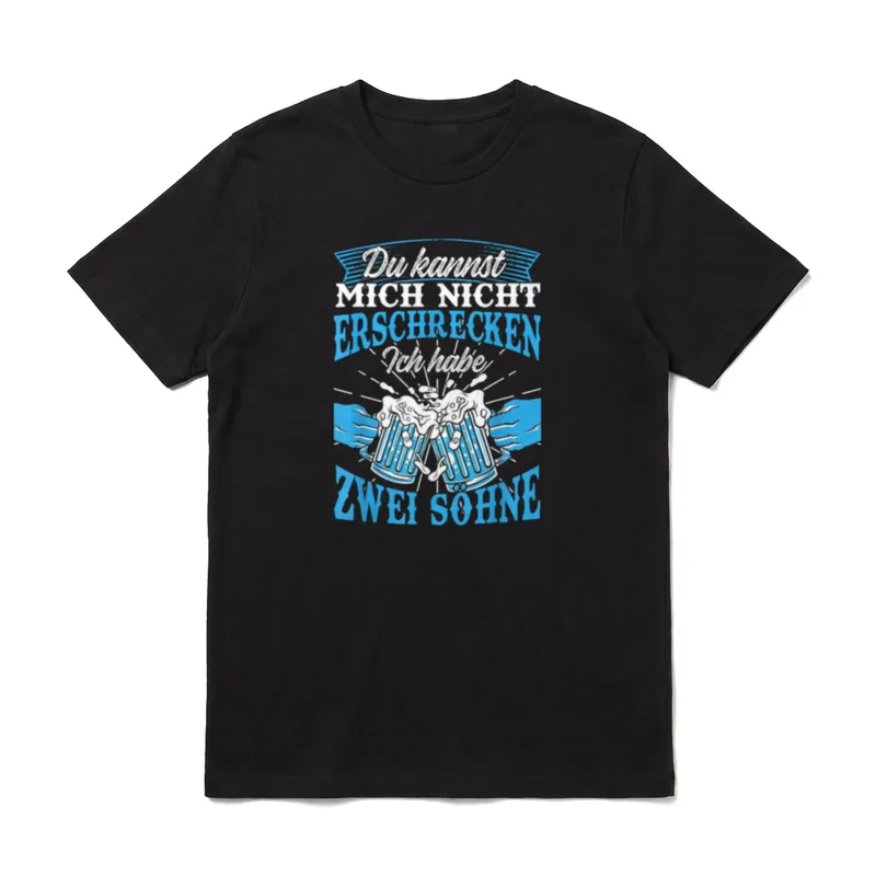 Vater von zwei Söhnen T-Shirt – Klassisches T-Shirt in Schwarz