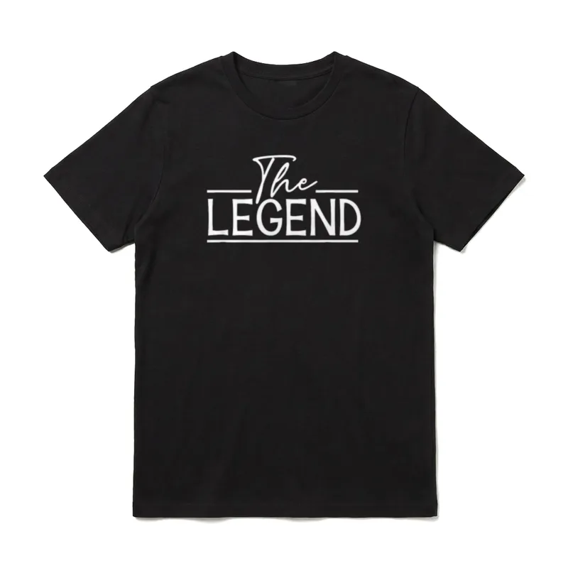 The Legend & Legacy T-Shirt – Klassisches T-Shirt in Schwarz