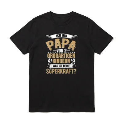Vatertag für Vater Männer T-Shirt – Klassisches T-Shirt in Schwarz