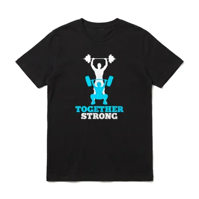 Vater Sohn Sport Fitness T-Shirt – Klassisches T-Shirt in Schwarz