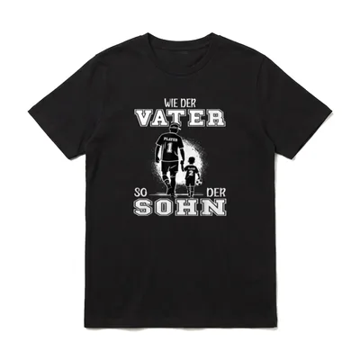 Fußball Papa Wie T-Shirt – Klassisches T-Shirt in Schwarz