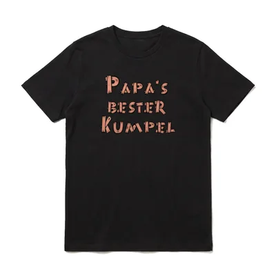 Papa und Sohn Freunde fürs T-Shirt – Klassisches T-Shirt in Schwarz
