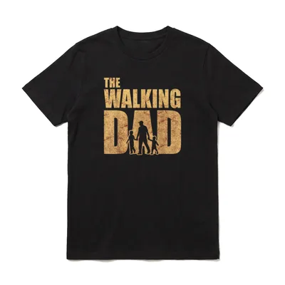 The Walking Dad Vater & Sohn T-Shirt – Klassisches T-Shirt in Schwarz