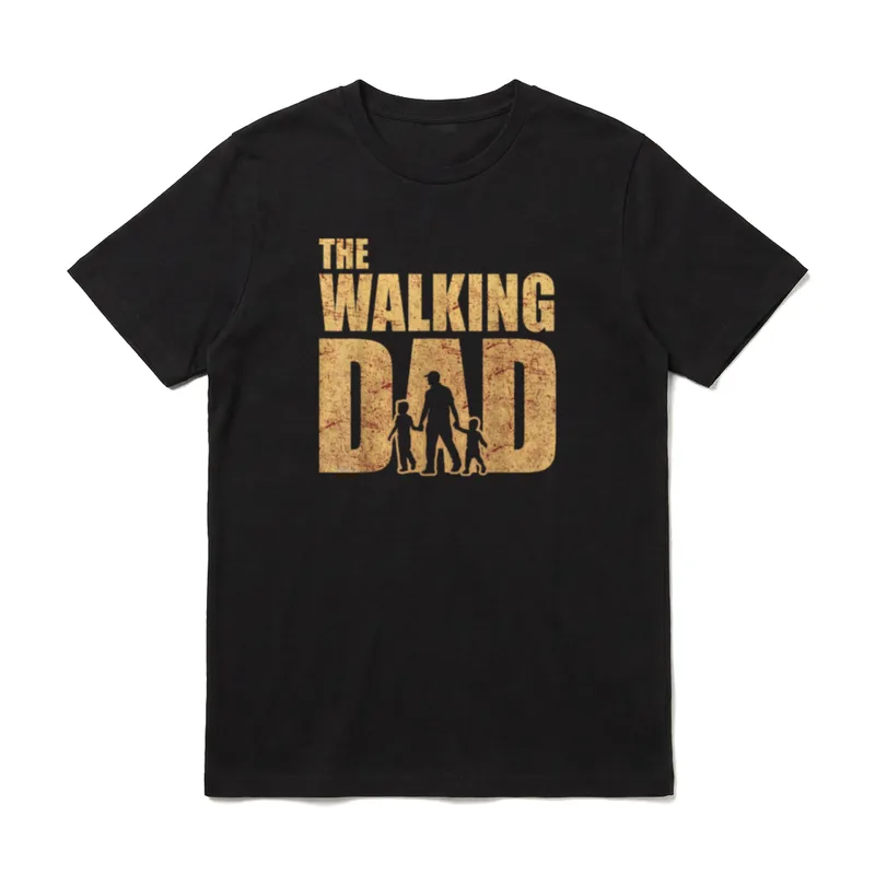 The Walking Dad Vater & Sohn T-Shirt – Klassisches T-Shirt in Schwarz