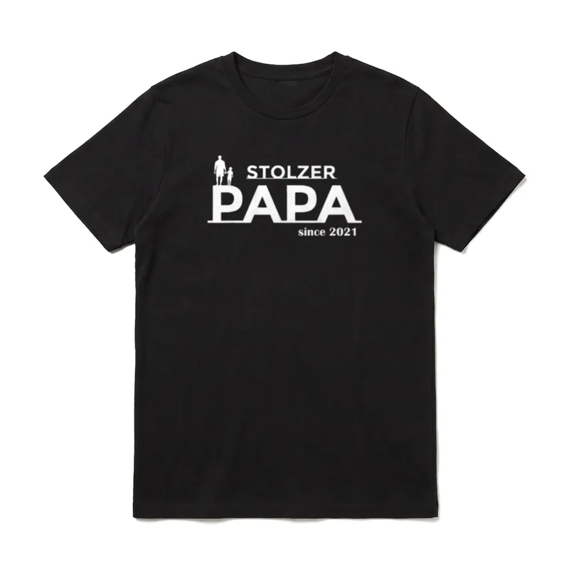 Stolzer Papa eines Sohnes T-Shirt – Klassisches T-Shirt in Schwarz