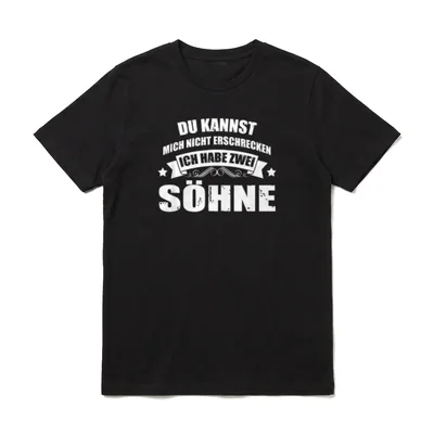 Du Kannst Mich Nicht Papa & Sohn T-Shirt – Klassisches T-Shirt in Schwarz