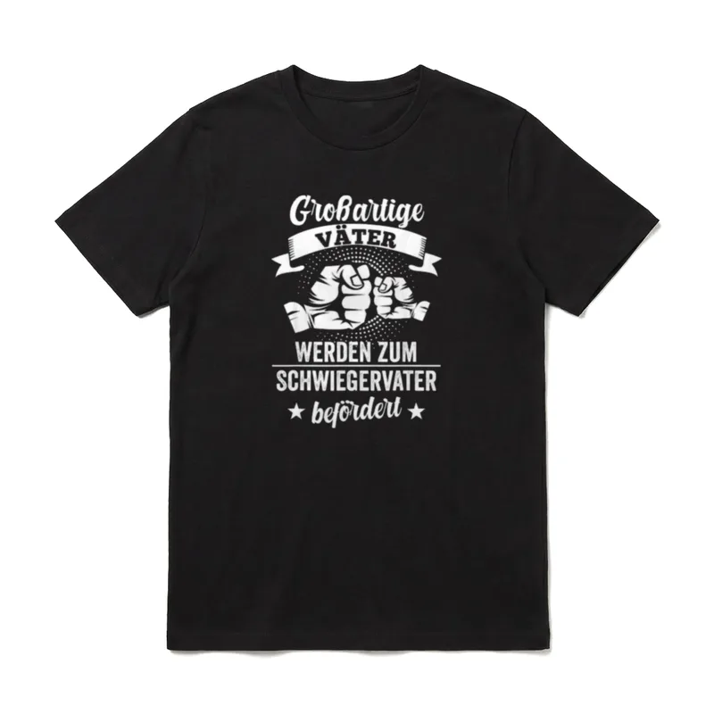 Schwiegervater Papa Schwiegersohn T-Shirt – Klassisches T-Shirt in Schwarz