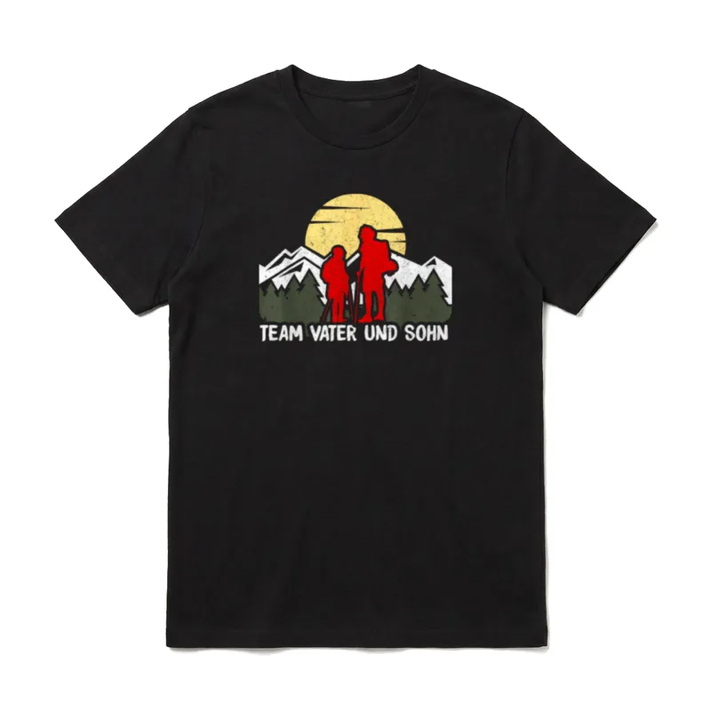 Outfit zum Wandern Vater T-Shirt – Klassisches T-Shirt in Schwarz