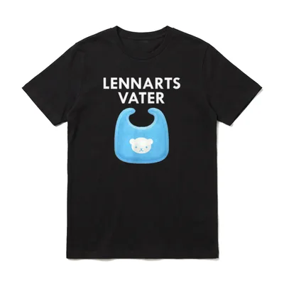 Vater Baby Lennart Individuelles T-Shirt – Klassisches T-Shirt in Schwarz