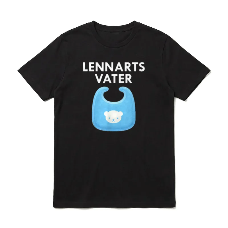 Vater Baby Lennart Individuelles T-Shirt – Klassisches T-Shirt in Schwarz