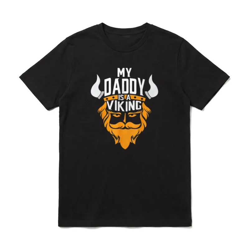 Wikinger Nordisch Vater Sohn Baby T-Shirt – Klassisches T-Shirt in Schwarz