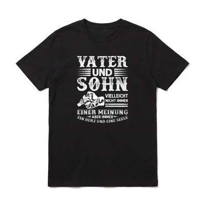 Vater Und Sohn Dad T-Shirt – Klassisches T-Shirt in Schwarz