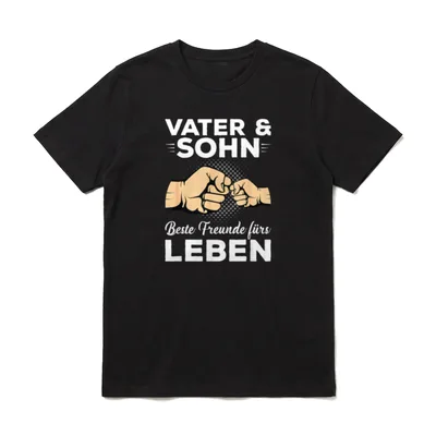 Papatagsgeschenk Herrentagsgeschenk Partnershirt T-Shirt – Klassisches T-Shirt in Schwarz