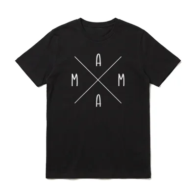 Mama Mutter Vater Kind T-Shirt – Klassisches T-Shirt in Schwarz