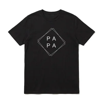 Papa Familien Outfit Mutter Vater T-Shirt – Klassisches T-Shirt in Schwarz