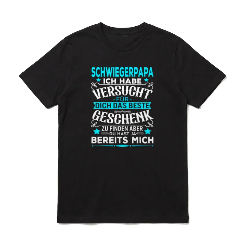 Schwiegervater Schwiegerpapa für dich T-Shirt – Klassisches T-Shirt in Schwarz