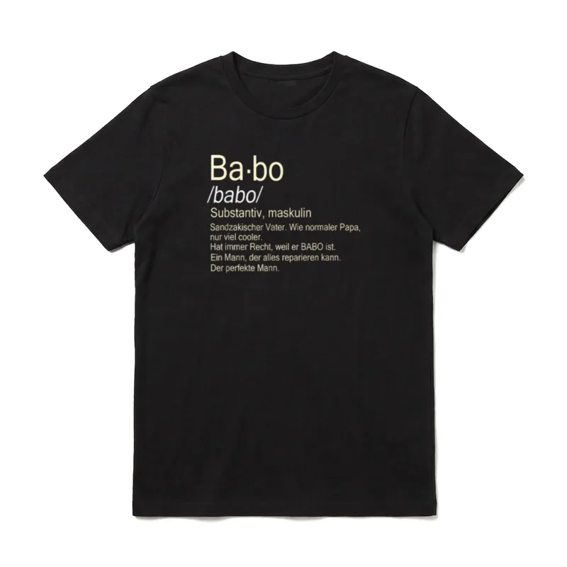 Babo Sandzacki otac Sandzakischer T-Shirt – Klassisches T-Shirt in Schwarz