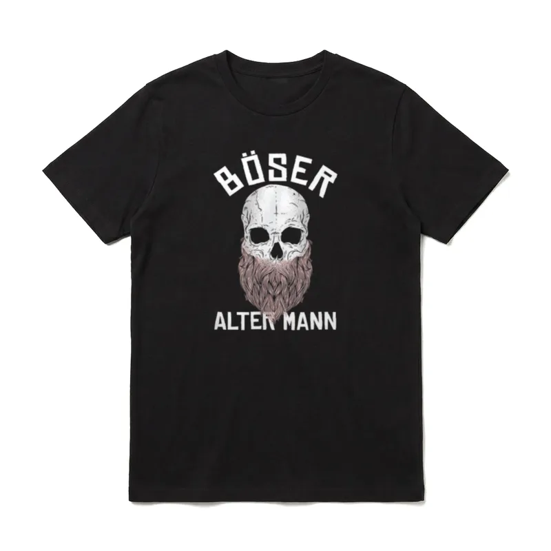 Böser Alter Mann Lustiger T-Shirt – Klassisches T-Shirt in Schwarz