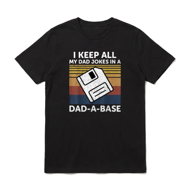 I Keep All My T-Shirt – Klassisches T-Shirt in Schwarz