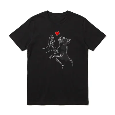 Bully Mama French Stolz T-Shirt – Klassisches T-Shirt in Schwarz