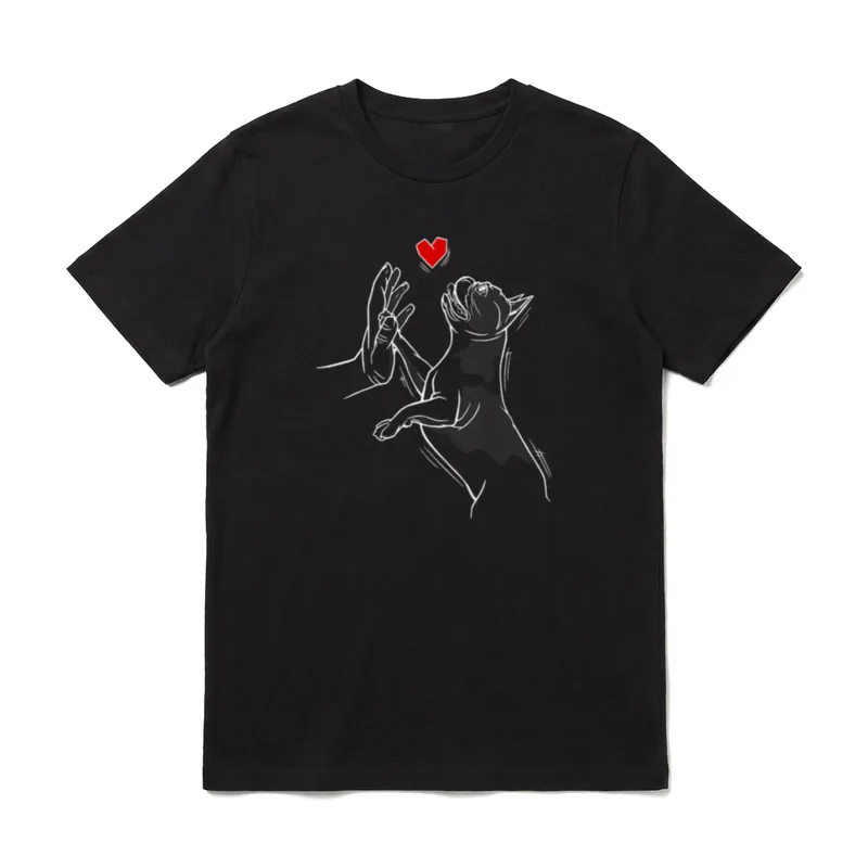 Bully Mama French Stolz T-Shirt – Klassisches T-Shirt in Schwarz
