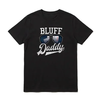 KickerCard US Poker Apparel T-Shirt – Klassisches T-Shirt in Schwarz